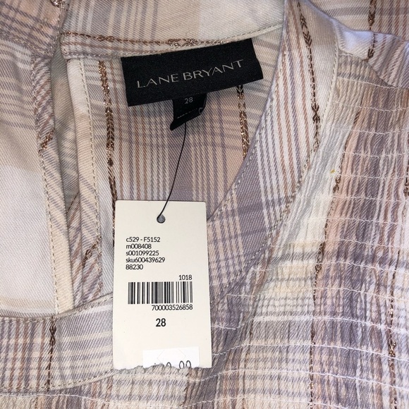 NWT- Lane Bryant Blouse Sz 28 - Picture 5 of 7